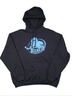 Jacksonville Iceman Hockey ECHL NHL Minor Leage Team Hoodie Mens 2XL